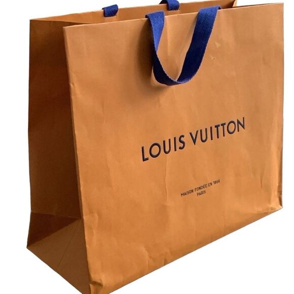 Louis Vuitton Medium 16”x13” Empty Paper Shopping Tote - Replacement Gift Bag - Picture 1 of 10